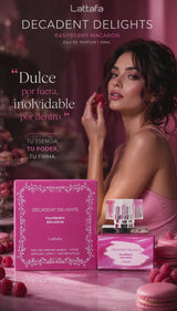 Lattafa Decadent Delights Raspberry Macaron Eau de Parfum 50ml Original - Video