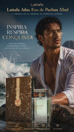 Lattafa Atlas Eau de Parfum 55ml - La esencia del océano