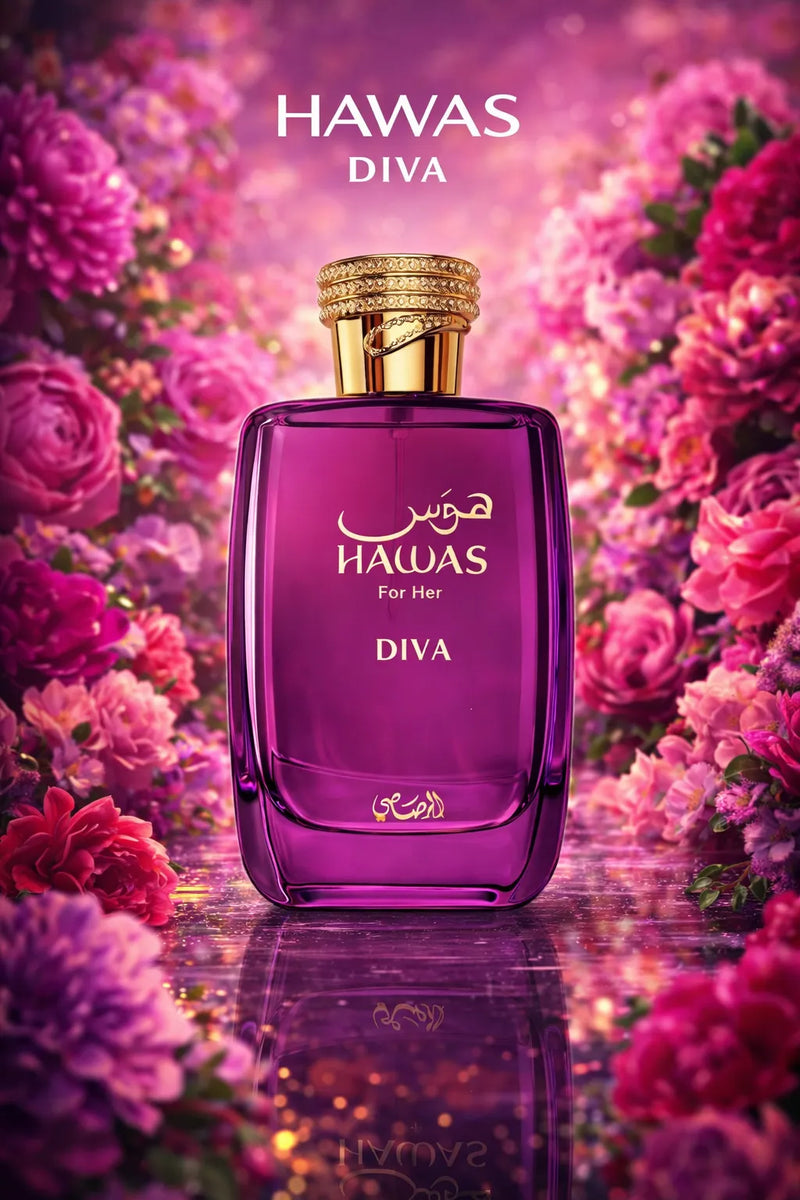 Perfume Rasasi Hawas Diva original 100ml mujer envío rápido Colombia
