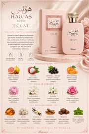 Perfume Rasasi Hawas Eclat original 100ml mujer envío rápido Colombia