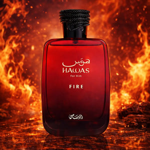 Perfume Rasasi Hawas Fire original 100ml hombre envío rápido Colombia