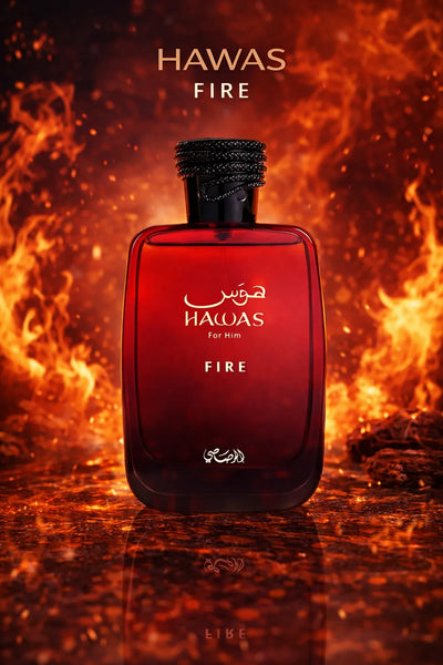 Perfume Rasasi Hawas Fire original 100ml hombre envío rápido Colombia