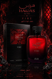Perfume Rasasi Hawas Fire original 100ml hombre envío rápido Colombia