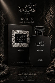 Perfume Rasasi Hawas Kobra original 100ml hombre envío rápido Colombia