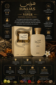 Perfume Rasasi Hawas Viper original 100ml hombre envío rápido Colombia